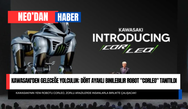 Kawasaki’den Geleceğe Yolculuk: Dört Ayaklı Binilebilir Robot “Corleo” Tanıtıldı